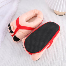 Load image into Gallery viewer, Funny Foot Plush Novelty Slippers