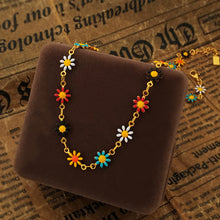 Load image into Gallery viewer, Daisy Bracelet and Necklace for Best Friends