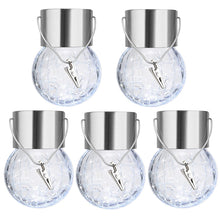 Load image into Gallery viewer, Multicolor Crackle Glass Hanging Solar Lights