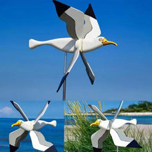 Load image into Gallery viewer, Seagull Windmill Garden Decoration