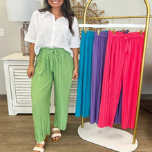 Load image into Gallery viewer, High Waisted Pleated Versatile Pants