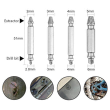 Load image into Gallery viewer, Damaged Screw Extractor (Set of 4)