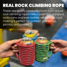 Load image into Gallery viewer, Recycled Rock Climbing Rope Can Cozy