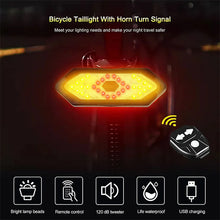 Load image into Gallery viewer, Waterproof Night Riding Bike Steering Tail Light