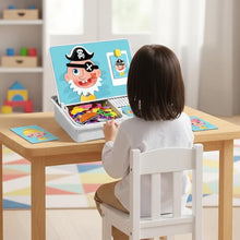 Load image into Gallery viewer, Magnetisk puslespill med byggeklosser for læring