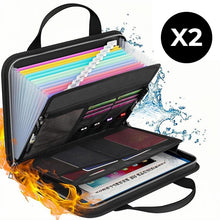 Load image into Gallery viewer, Large Capacity A4 Fireproof File Folder with Handle