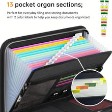 Load image into Gallery viewer, Large Capacity A4 Fireproof File Folder with Handle