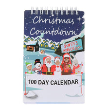 Load image into Gallery viewer, 100 Days of Christmas Countdown Calendar