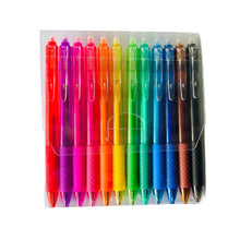Load image into Gallery viewer, Multi-Color Erasable Gel Pens (12 pcs)