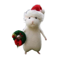 Load image into Gallery viewer, Cute Felt Mouse Ornament