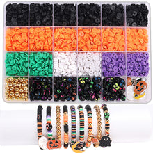 Load image into Gallery viewer, Halloween Themed Beads Bracelet