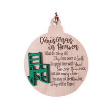 Load image into Gallery viewer, Heavenly Chair Christmas Memorial Charm