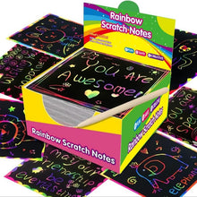 Load image into Gallery viewer, DIY Rainbow Magic Scratch Paper Art Set