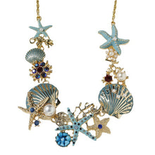 Load image into Gallery viewer, Shell Starfish Pearl Necklace