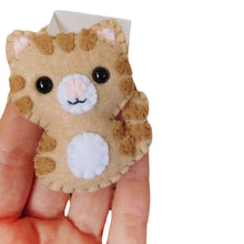 Load image into Gallery viewer, Felt Tabby Cat Plush In A Match Box