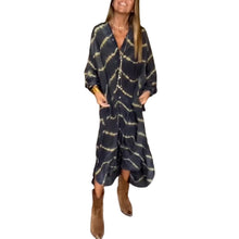 Load image into Gallery viewer, Stripe Long Sleeves Dress