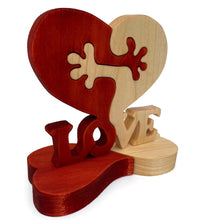 Load image into Gallery viewer, Wooden Love Hearts