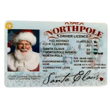 Load image into Gallery viewer, Santa's Lost Driver's License