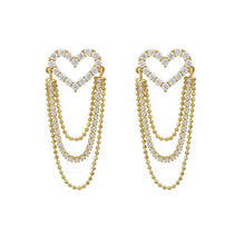 Load image into Gallery viewer, Love Tassel Earrings