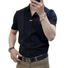Load image into Gallery viewer, Men's Business Casual Patchwork Shirt