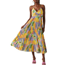 Load image into Gallery viewer, Casual Pleated Print Dress