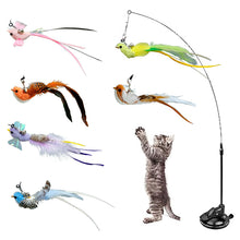 Load image into Gallery viewer, Simulated Bird Cat Toy Stick