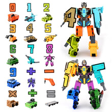 Load image into Gallery viewer, Toy Deformation Number Transform Robot
