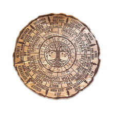 Load image into Gallery viewer, Wheel Of The Year Wood Sign