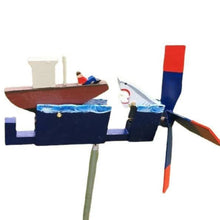 Load image into Gallery viewer, Jaws Disaster Whirligig - Funny Garden Decor