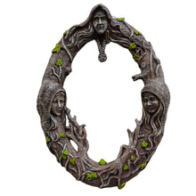 Load image into Gallery viewer, Triple Goddess Wall Hanging Mirror
