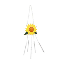 Load image into Gallery viewer, Sunflower Stained Glass Window Hanging