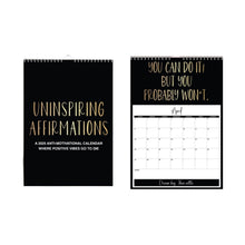 Load image into Gallery viewer, 2025 Motivational Sarcastic Wall Calendar