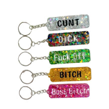 Load image into Gallery viewer, Swear Word Keychain