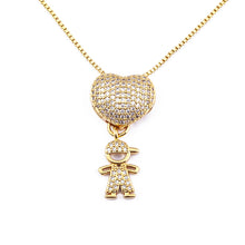 Load image into Gallery viewer, Love and my kids - Mother's Love Necklace
