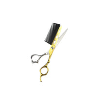 Load image into Gallery viewer, 2 In 1 Hair Scissors With Comb