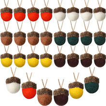 Load image into Gallery viewer, Wool Felt Acorn Ornaments