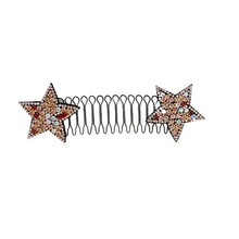Load image into Gallery viewer, Rhinestone Star Broken Hair Comb
