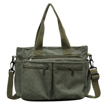 Load image into Gallery viewer, Ensfarget kordfløyel totebag