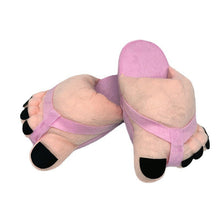 Load image into Gallery viewer, Funny Foot Plush Novelty Slippers