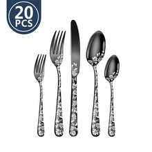 Load image into Gallery viewer, Gothic Stainless Steel Flatware (20 PCS or 30 PCS)