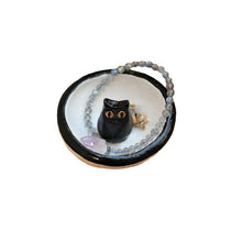 Load image into Gallery viewer, Lucky Black Cat Decorative Trinket Bowl Dish