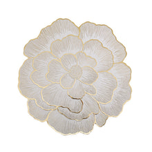 Load image into Gallery viewer, Hollow Out Flower Design Round Placemat Set