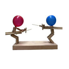 Load image into Gallery viewer, Wooden Fencing Puppets