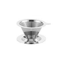 Load image into Gallery viewer, Stainless Steel Pour Over Drip Coffee Filter for Mason Jars