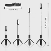 Load image into Gallery viewer, Selfie Stick-stativ med Bluetooth-fjernkontroll