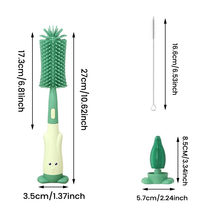 Load image into Gallery viewer, Silicone Baby Bottle Brush Kit