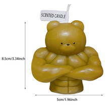 Load image into Gallery viewer, Muscle Bear Candle