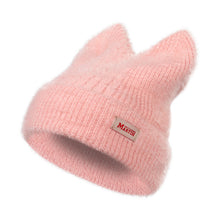 Load image into Gallery viewer, Cute Cat Ear Beanie Hat