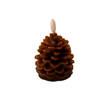 Load image into Gallery viewer, Flammeløse Pinecone stearinlys