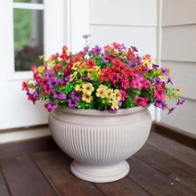 Load image into Gallery viewer, Kunstblomst (12 stk/sett), UV-bestandige fargerike blomsterdekorasjoner